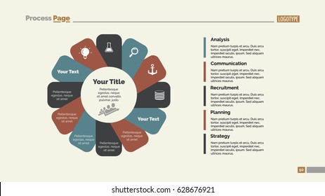 Twelve Petals Slide Template