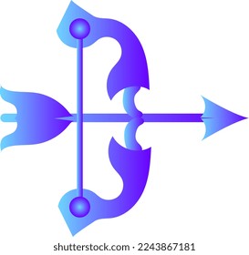 Twelve signs of the zodiac. Sagittarius