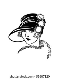 Twenties Gal - Retro Clip Art