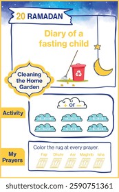 The twentieth day of Ramadan, the diary of a fasting child