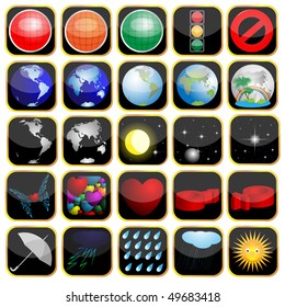 Twenty five pictures on various subjects