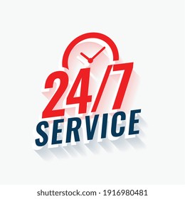 twenty four 24 service banner design