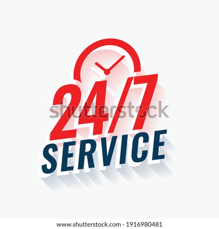 twenty four 24 service banner design