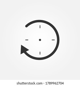 Twenty four hour icon. Open 24 hours vector icon.  Cycle 24 hour service illustration design for business design.