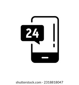 twenty four hour icon simple icon