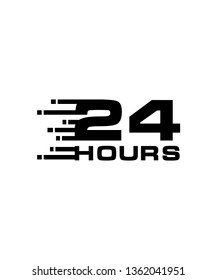 twenty four hour icon Vector