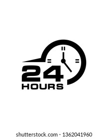 twenty four hour icon Vector