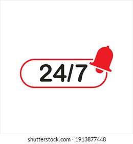 icono de veinticuatro horas,
icono vector de 24 horas 