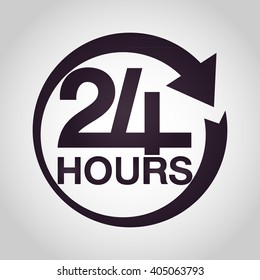 Twenty four hours icon