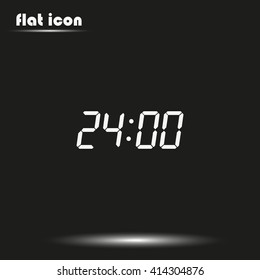Twenty four hours icon.