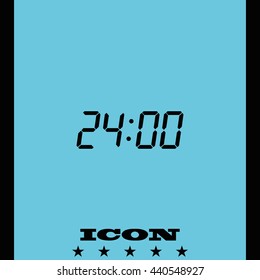 Twenty four hours icon.
