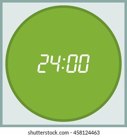 Twenty four hours icon.