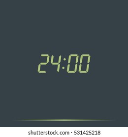 Twenty four hours icon.