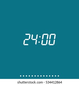 Twenty four hours icon.