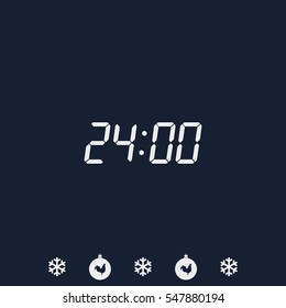 Twenty four hours icon.