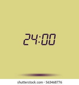 Twenty four hours icon.
