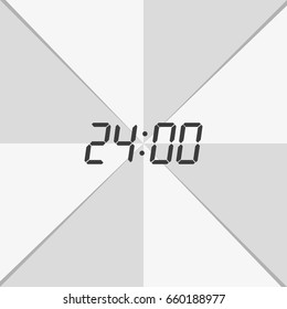Twenty four hours icon.