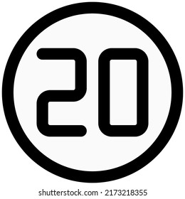 Twenty km per hour speed limit set to third lane
