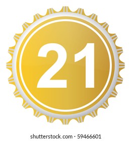  twenty one on cap
