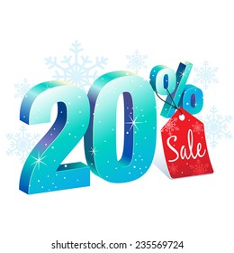 Twenty Percent Discount Winter Sale