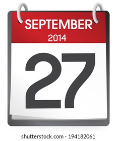 Twenty Seventh September 2014.