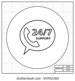 Twenty-four seven support