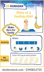 The twenty-fourth day of Ramadan, the diary of a fasting child
