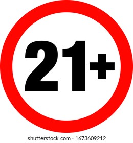 a twenty-one years over icon 