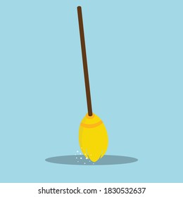 tweny witch broom design vector illustration