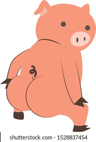 Twerking Cute And Funny Pig 