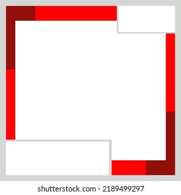 Twibbon Cube PNG Vector, Image Template