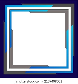 Twibbon Cube PNG Vector, Image Template