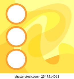 Una Plantilla de diseño Twibbon con espacio en blanco y marco de fotos. Conveniente para los diversos acontecimientos, Plantillas del producto, marcos, Anuncio. estilo del Vector de la ilustración