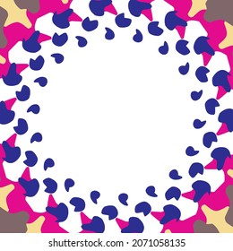 Twibbon Frame Border Collection estilo Art Deco. Adecuado para publicaciones en medios sociales, aplicaciones móviles, diseño de banners y anuncios en sitios web o Internet