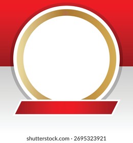Twibbon gráficos profissionais com este design de quadro moderno elegante