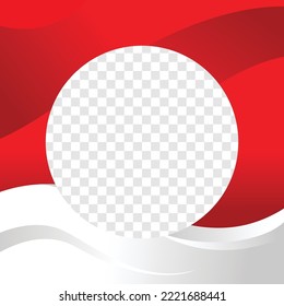 twibbon vector design template can be used for events, special days and print