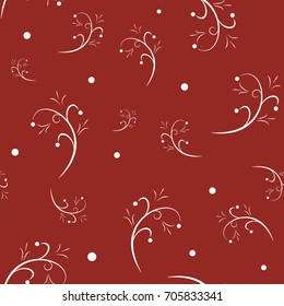 Twig abstract seamless pattern. Fashion graphic background design. Modern stylish abstract texture. Colorful template for prints, textiles, wrapping, wallpaper. Design element. Vector illustration