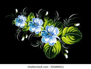 twig blossoming orchids