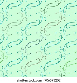 Twig color seamless pattern. Fashion graphic background design. Modern stylish abstract texture. Colorful template for prints, textiles, wrapping, wallpaper. Design element. Vector illustration