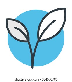 Twig Colored Vector Icon