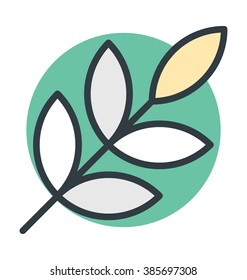 Twig Colored Vector Icon