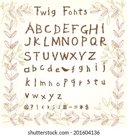 Twig Font