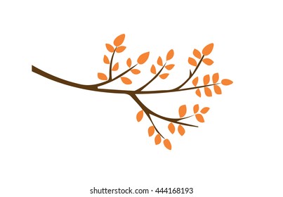 twig vector. Autumn vector. leaves vector