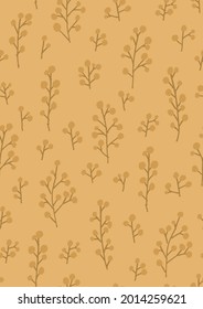 Twigs in autumn colors.　Background