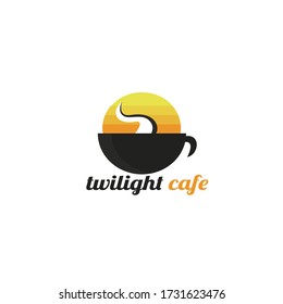 twilight cafe design logo, for home cafe design