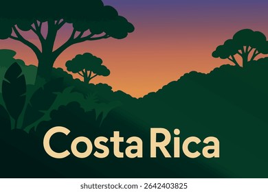 À medida que o crepúsculo desce, a floresta tropical da Costa Rica ganha vida com os sons da vida selvagem e a luz enfraquecida.