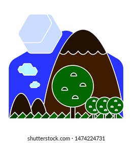 twilight icons. flat illustration of twilight vector icon. twilight sign symbol