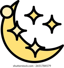 Línea crepuscular llena de diseño de iconos