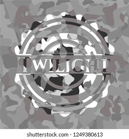 Twilight on grey camo texture