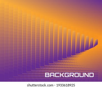 twilight reflection illustration. gradient abstract background
